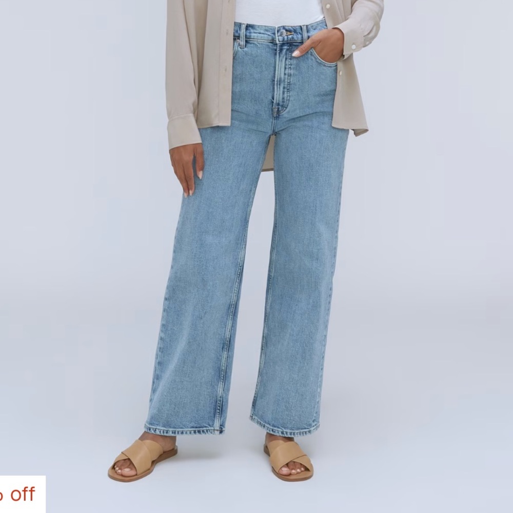 Everlane Women's Way-High® Sailor Jean in Salt Water, Size 28